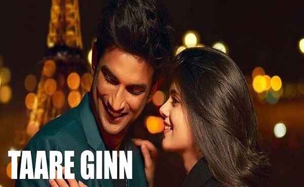 Taare Ginn Lyrics Dil Bechara