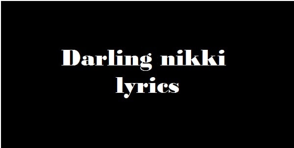 Darling nikki lyrics