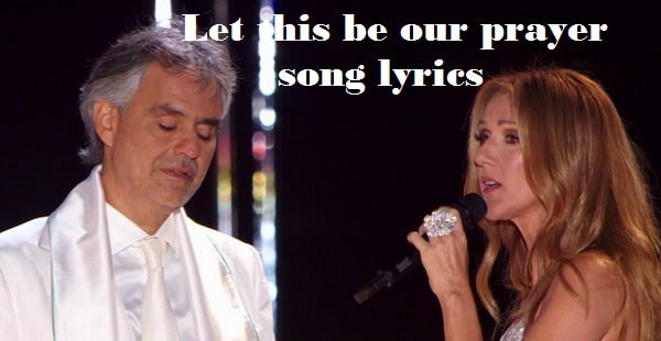 Let this be our prayer song lyrics