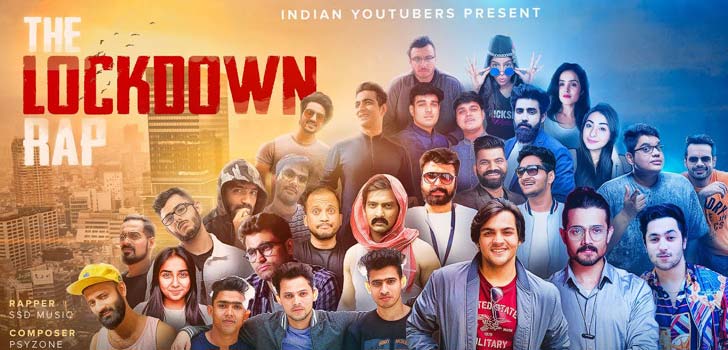 the lockdown rap lyrics indian youtubers ssd music