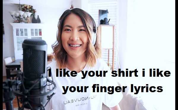 I like your shirt i like your finger lyrics