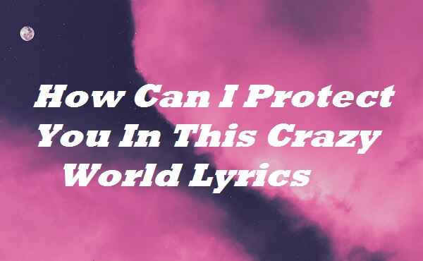 How Can I Protect You In This Crazy World Lyrics