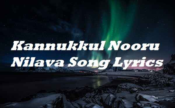 Kannukkul Nooru Nilava Song Lyrics